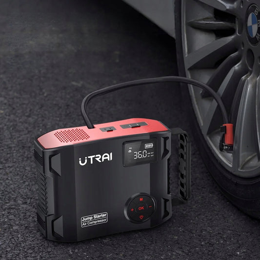 UTRAI JS-5 AUTOMOBILIO UŽVEDIMO IR KROVIMO ĮRENGINYS 2000A–6000A POWERBANK 12V AKUMULIATORIAUS STIPRIKLIS