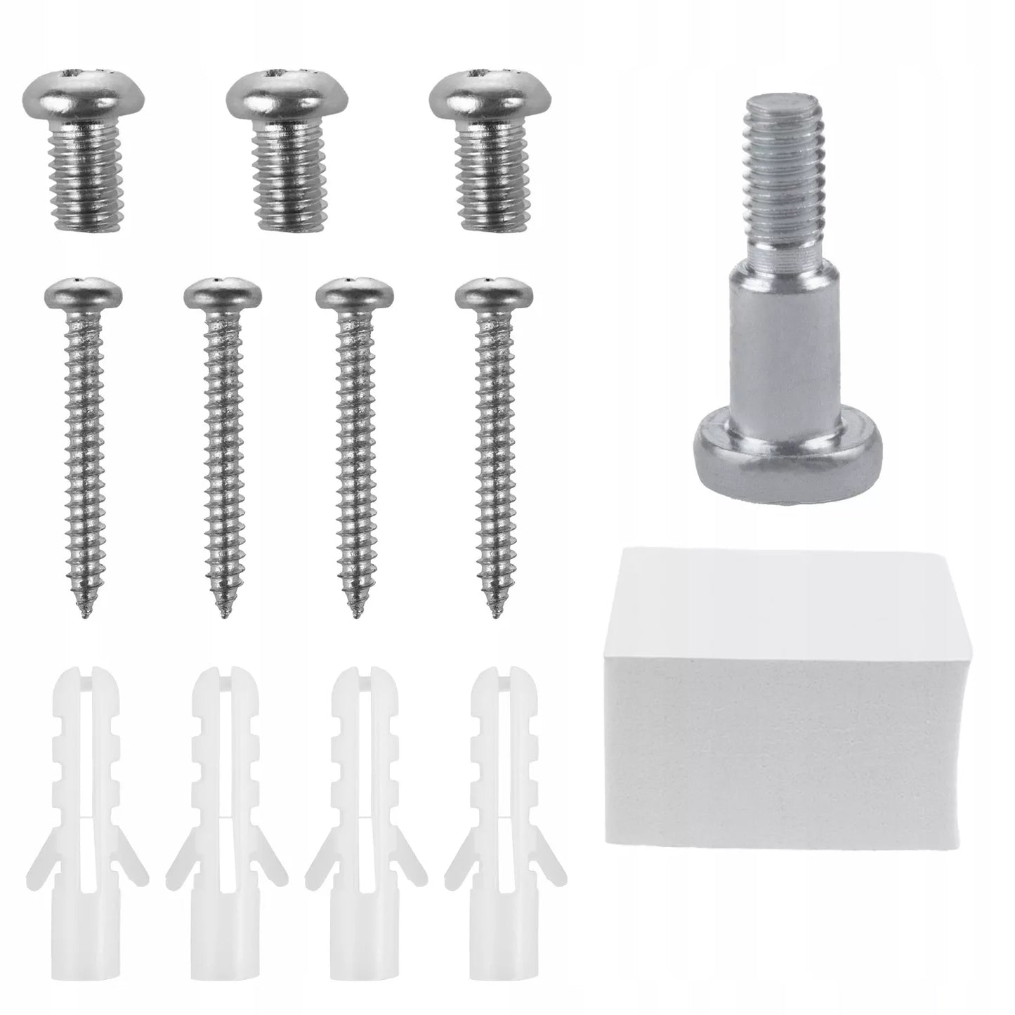 Sieninis stovas PS5 konsolei su pultelių laikikliu, baltos spalvos