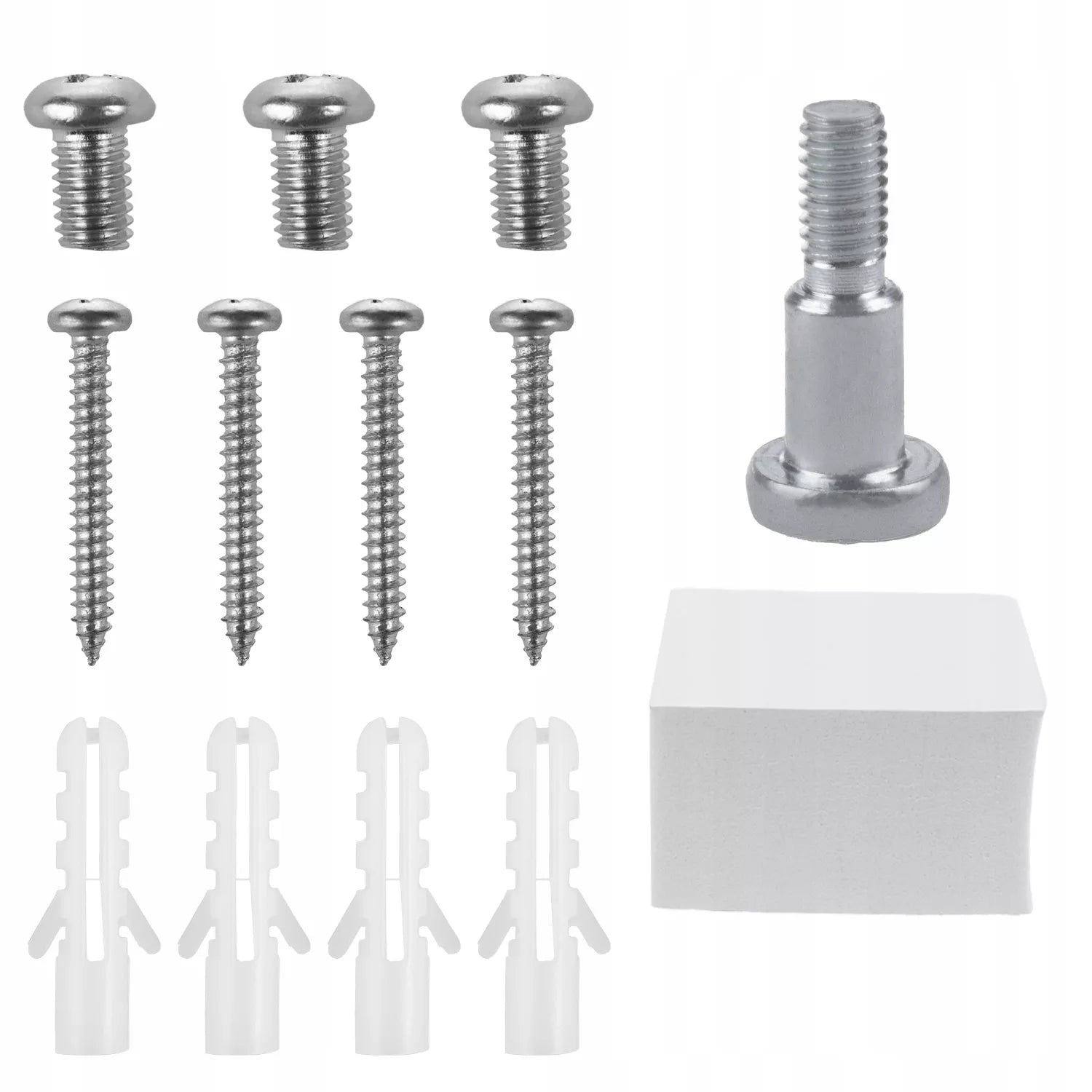 Sieninis stovas PS5 konsolei su pultelių laikikliu, baltos spalvos