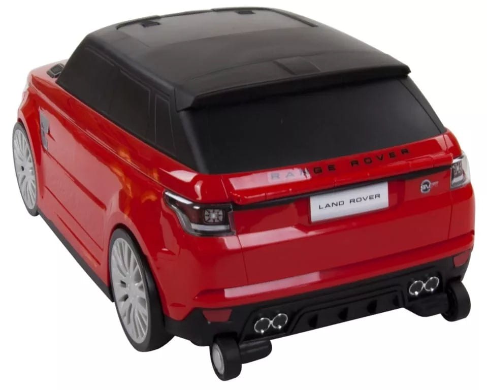 VAIKŲ VAŽINĖJAMASIS LAGAMINAS LAND RANGE ROVER RAUDONAS COIL