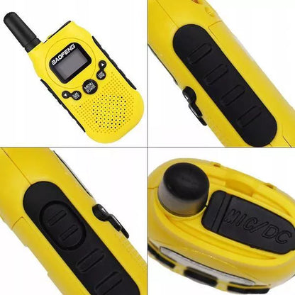 Walkie-talkie vaikams, PMR, žibintuvėlis, USB