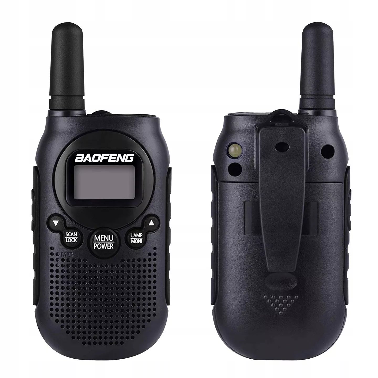 Walkie-talkie vaikams, PMR, žibintuvėlis, USB