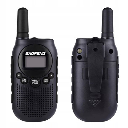 Walkie-talkie vaikams, PMR, žibintuvėlis, USB