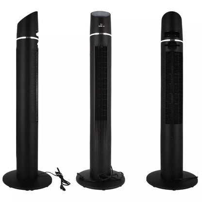 Grindinis stovintis ventiliatorius Tower Fan XL – juodas