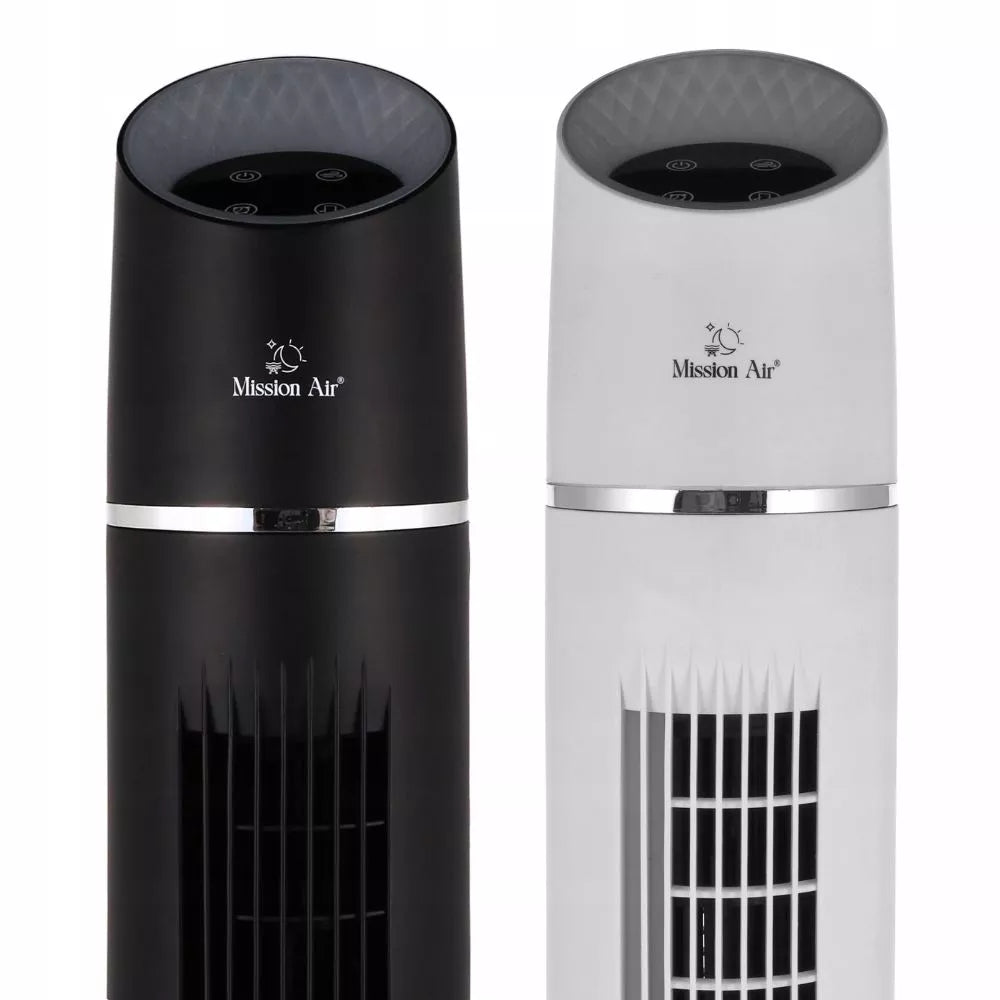 Grindinis stovintis ventiliatorius Tower Fan XL – juodas