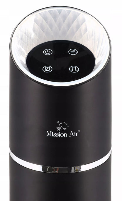 Grindinis stovintis ventiliatorius Tower Fan XL – juodas