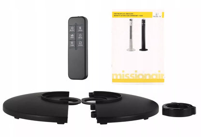 Grindinis stovintis ventiliatorius Tower Fan XL – juodas
