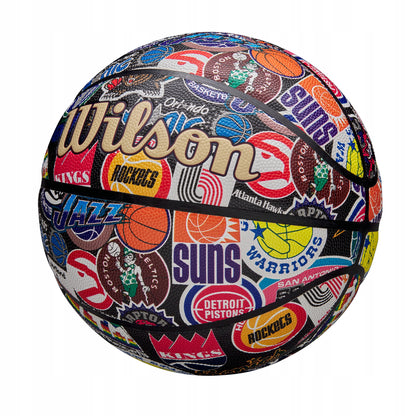 Wilson NBA Visų komandų Retro 7 krepšinio kamuolys Hardwood Classics