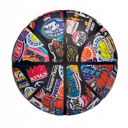 Wilson NBA Visų komandų Retro 7 krepšinio kamuolys Hardwood Classics
