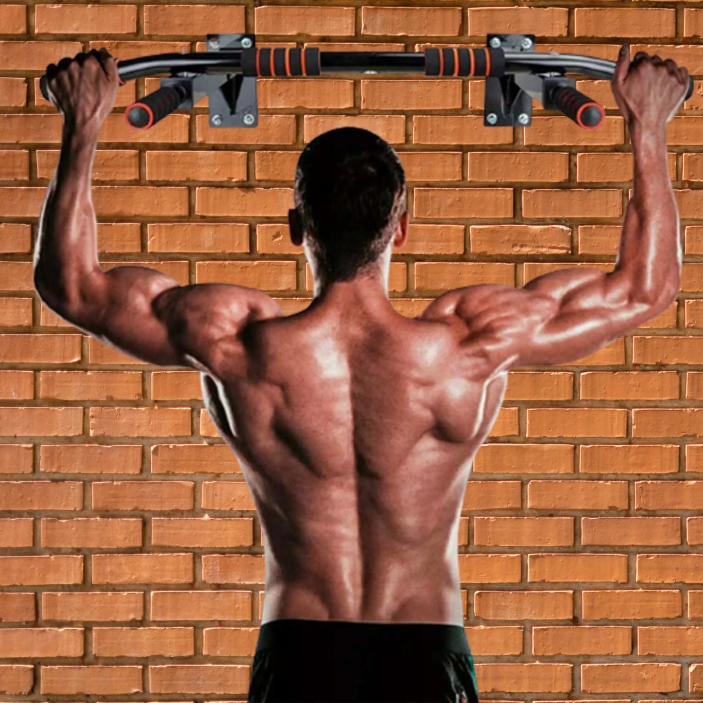 Plieninis sieninis skersinis 100 cm – atsparumas iki 150 kgSieninis skersinis pull-ups – plieninis, 100 cm, iki 150 kg