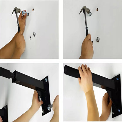 Plieninis sieninis skersinis 100 cm – atsparumas iki 150 kgSieninis skersinis pull-ups – plieninis, 100 cm, iki 150 kg