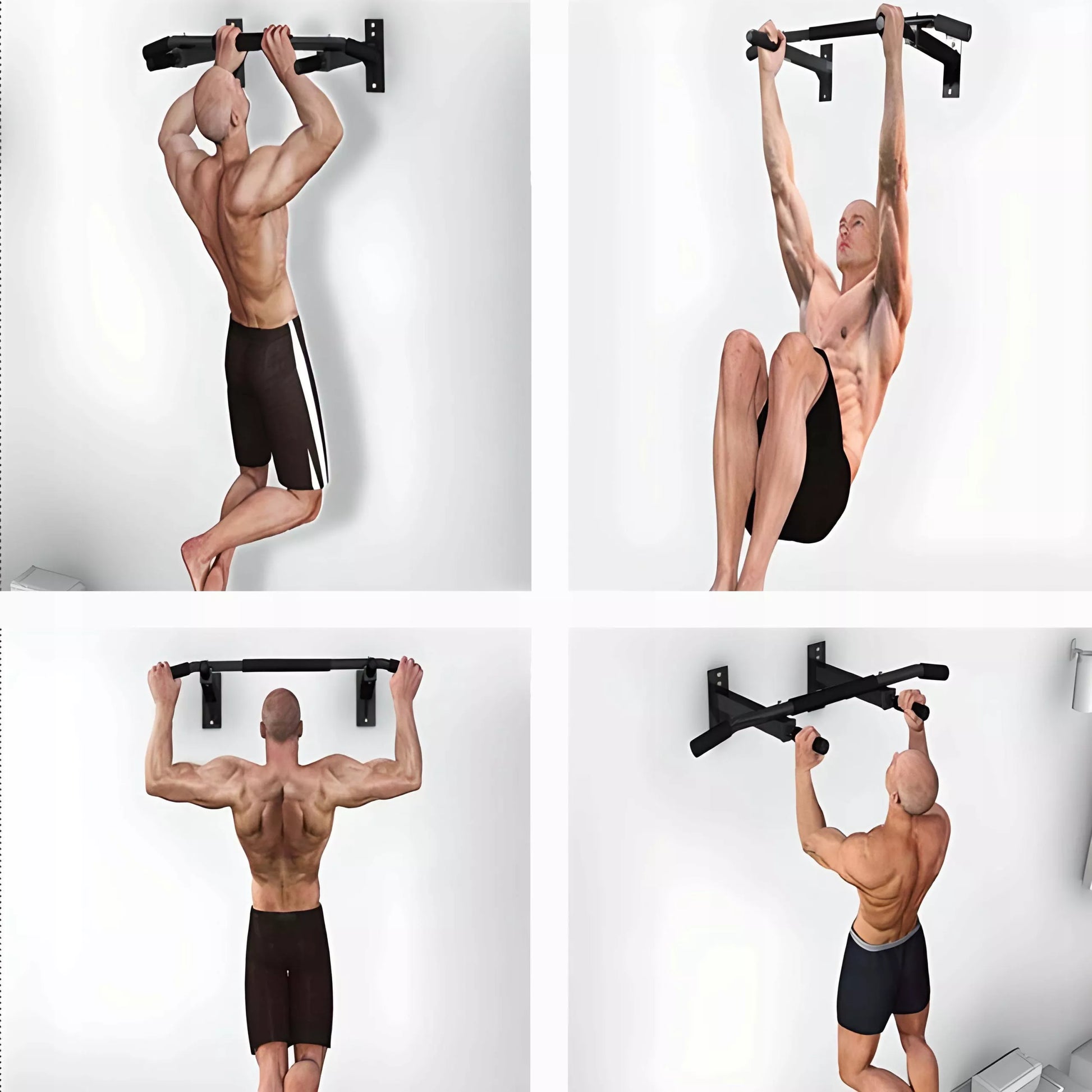 Plieninis sieninis skersinis 100 cm – atsparumas iki 150 kgSieninis skersinis pull-ups – plieninis, 100 cm, iki 150 kg