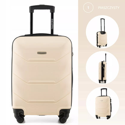 Rankinis lagaminas RYANAIR 55x40x20 mažas kelioninis lagaminas 10 SPALVŲ ZAGATTO