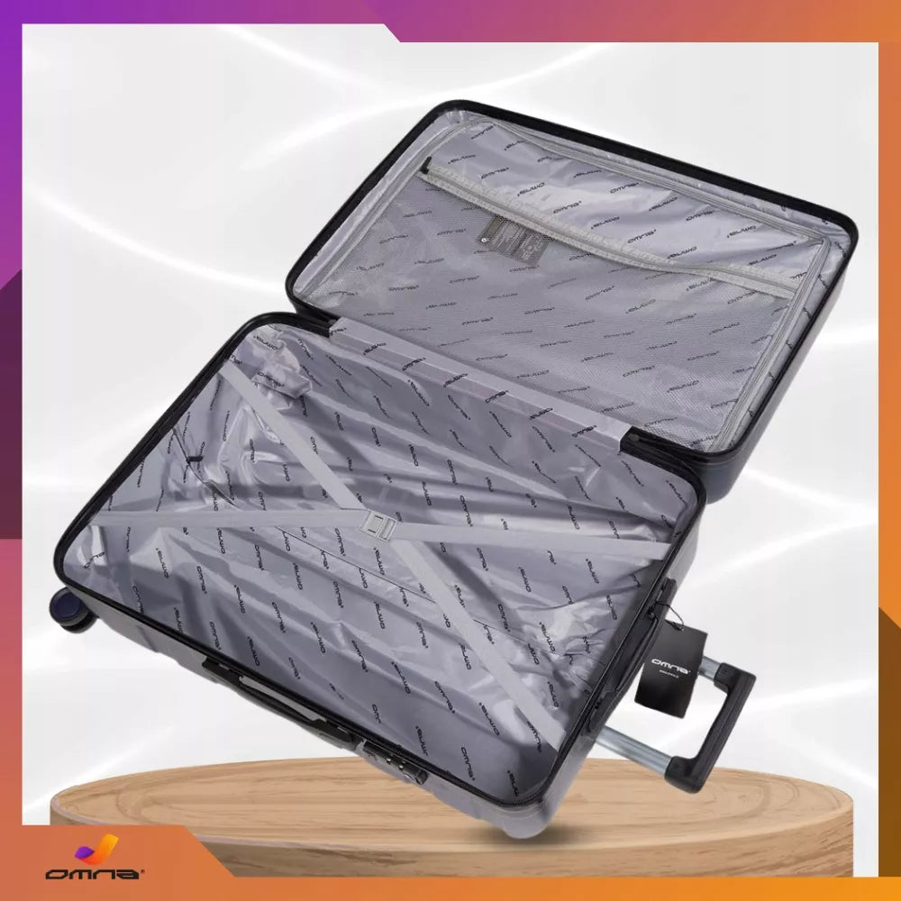 Mažas kelioninis lagaminas su ratukais, kabinai tinkamas ABS lagaminas, 40L, pilkos spalvos