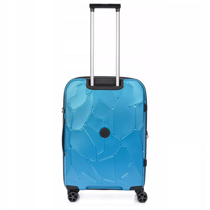 Vidutinio dydžio kelioninis lagaminas su ratukais iš polipropileno SwissBag Lava 66 cm