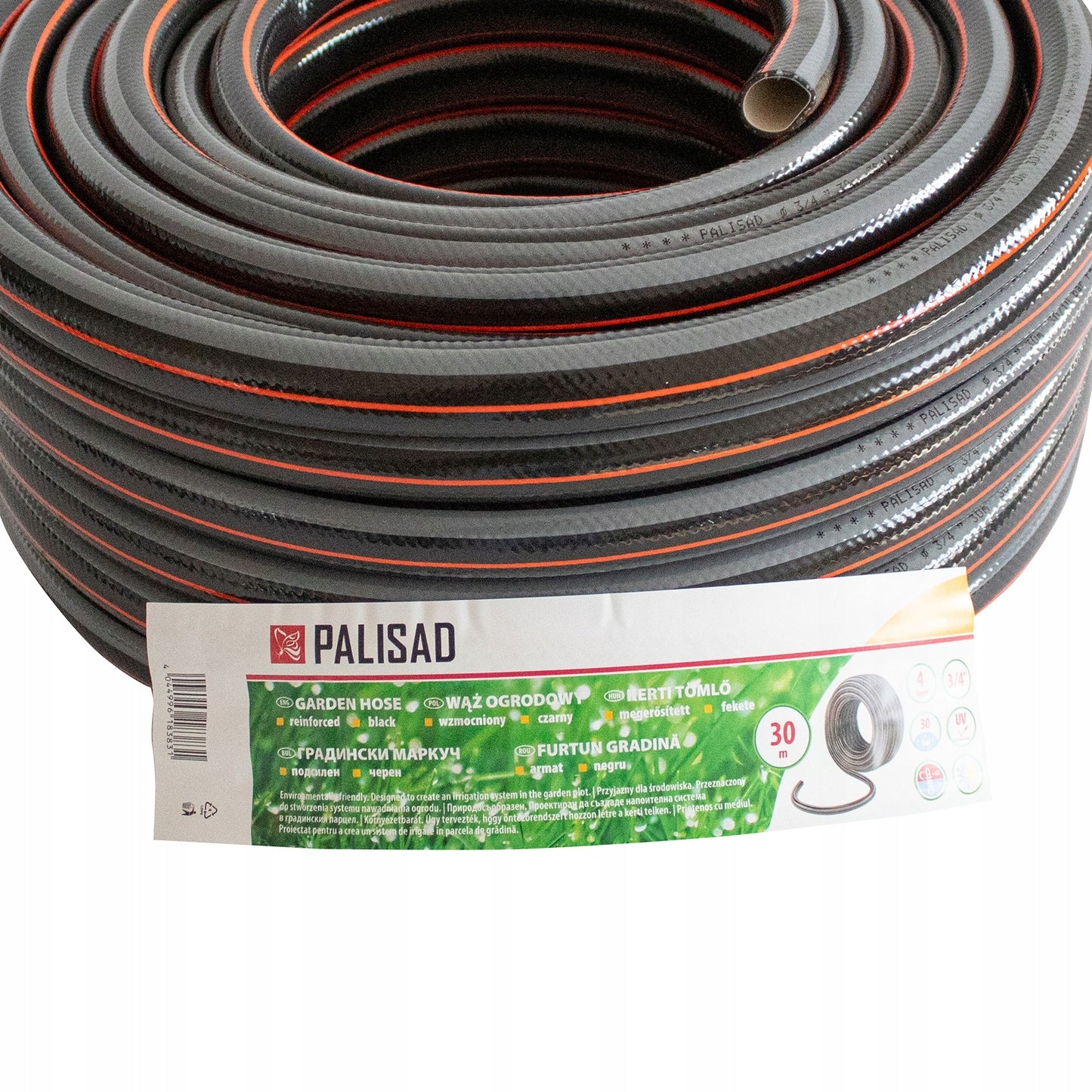 Sodo Žarna su Purkštuku, Tampri 3/4" 30 m, 4 Sluoksnių – Palisad