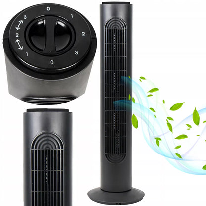 Stulpinis ventiliatorius / fanas Kobi  45W juodas