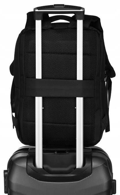 Verslo ir kelionių kuprinė su laptopo skyriumi ir USB įkrovimo jungtimi