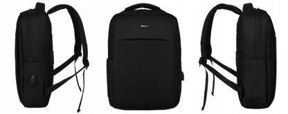 Verslo ir kelionių kuprinė su laptopo skyriumi ir USB įkrovimo jungtimi