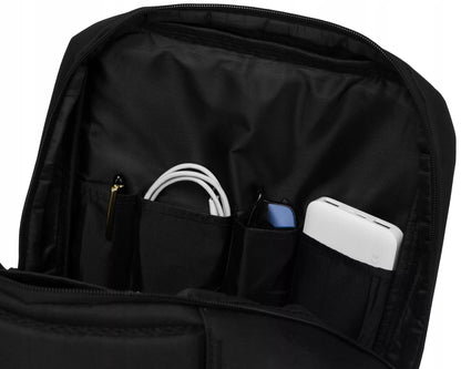 Verslo ir kelionių kuprinė su laptopo skyriumi ir USB įkrovimo jungtimi