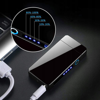 Plazminis Elektrinis Uždegiklis su USB Įkrovimu – Modernus ir Elegantiškas
