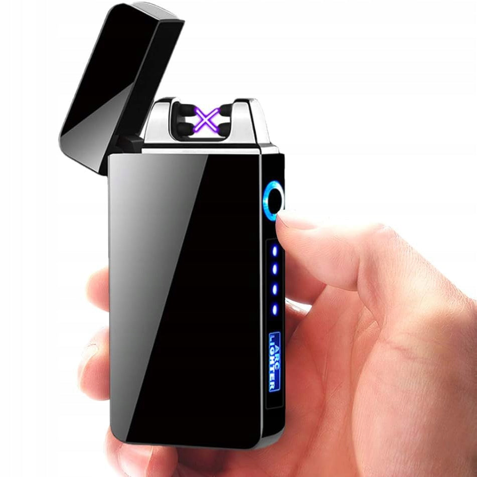 Plazminis Elektrinis Uždegiklis su USB Įkrovimu – Modernus ir Elegantiškas