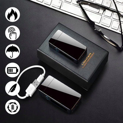Plazminis Elektrinis Uždegiklis su USB Įkrovimu – Modernus ir Elegantiškas