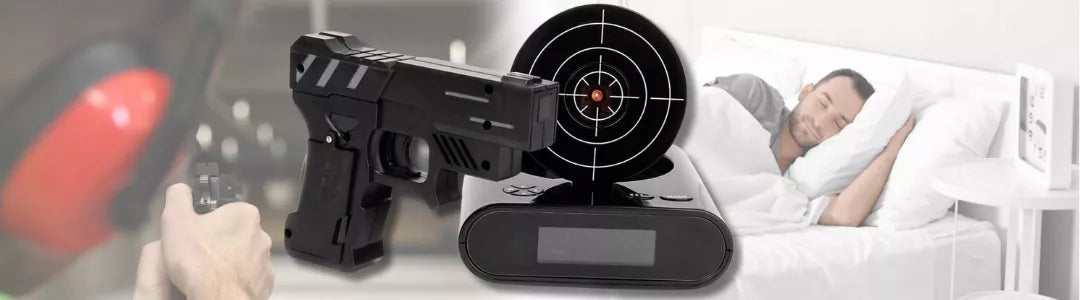 Vaikiškas žadintuvas „Snaiperis“ – elektroninis, su signalizacija