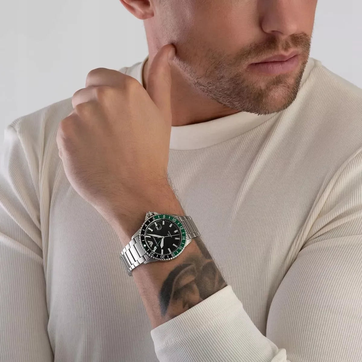 Laikrodis Emporio Armani AR11589 Povandeninis Originalus Sertifikatas GW24 + Dėžutė