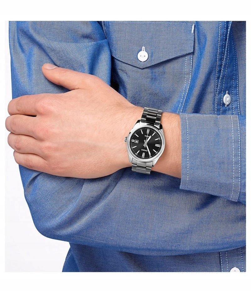 Vyriškas laikrodis CASIO MTP-1302PD-1A1 (zd072f) + DĖŽUTĖ