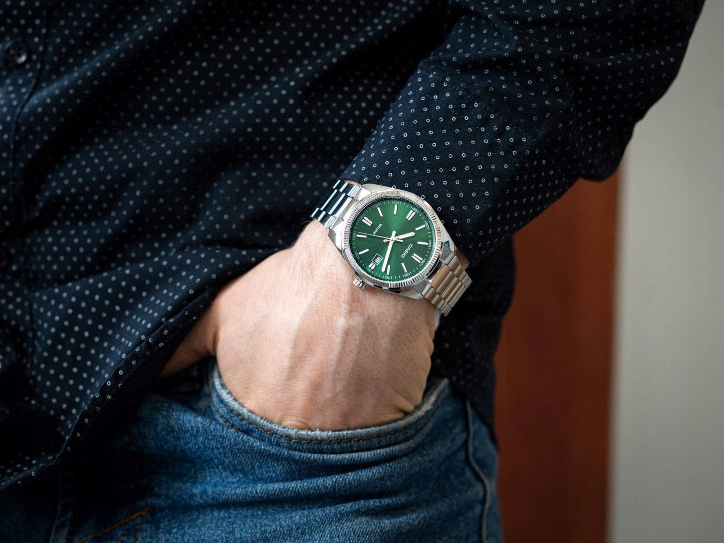 Vyriškas laikrodis CASIO MTP-1302PD-3AV + DĖŽUTĖ