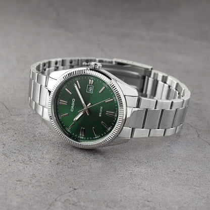 Vyriškas laikrodis CASIO MTP-1302PD-3AV + DĖŽUTĖ