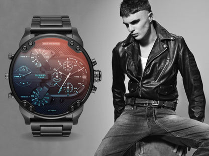 Vyriškas laikrodis Diesel DZ7395 MR DADDY 2.0 Originalus Garantija 24 mėn. + Dėžutė