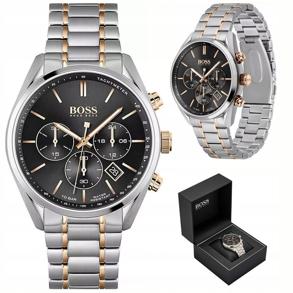 Vyriškas laikrodis HUGO BOSS 1513819 CHAMPION + Originali dovanų dėžutė