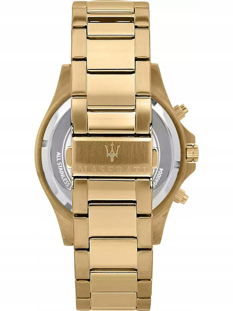 Vyriškas laikrodis MASERATI SFIDA R8873640008 Auksas Originalus 24 mėn. garantija + Dėžutė