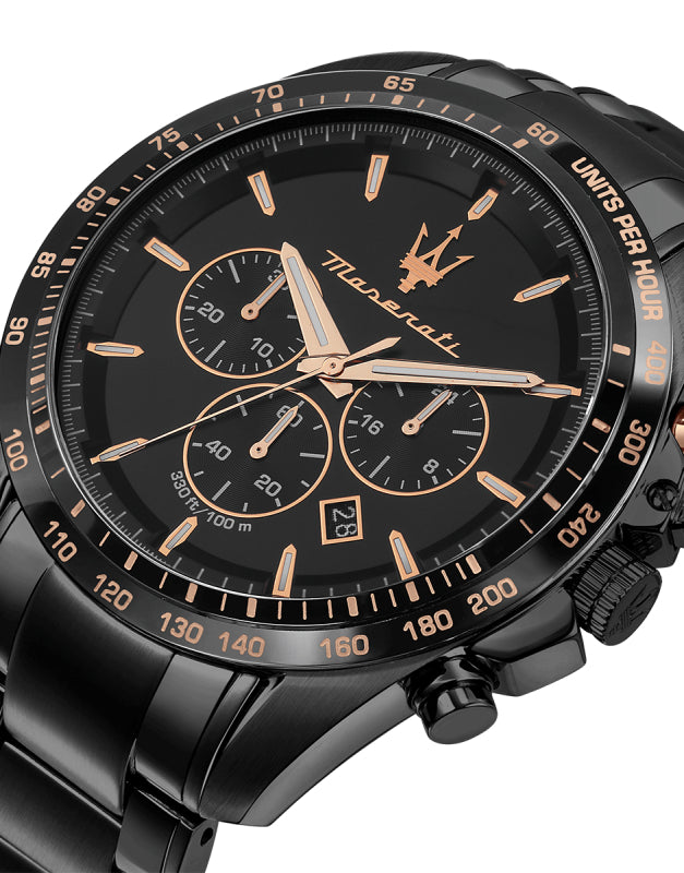 Vyriškas laikrodis Maserati Traguardo R8873612048 Juodas Originalus + Dėžutė