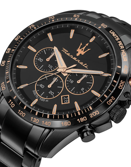 Vyriškas laikrodis Maserati Traguardo R8873612048 Juodas Originalus + Dėžutė