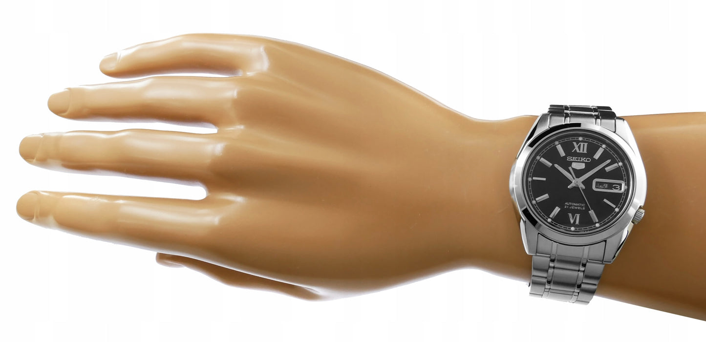 Laikrodis SEIKO 5 vyriškas klasikinis + dėžutė