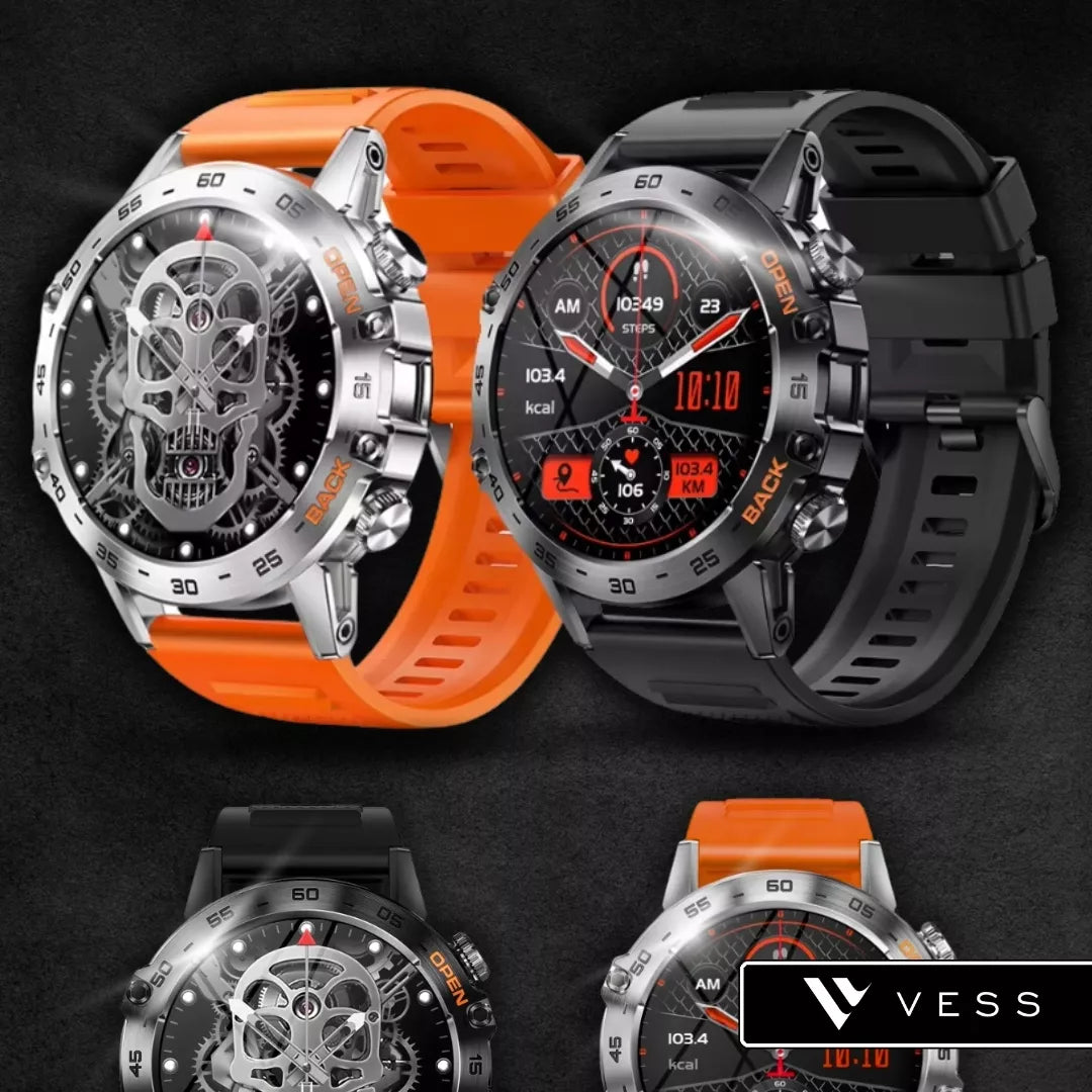 Išmanusis laikrodis vyriškas X360, skambučiai, meniu LT