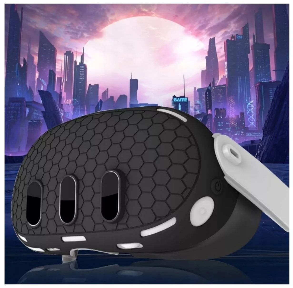 Meta Quest 3 7in1 silikoninis apsaugos rinkinys VR akiniams