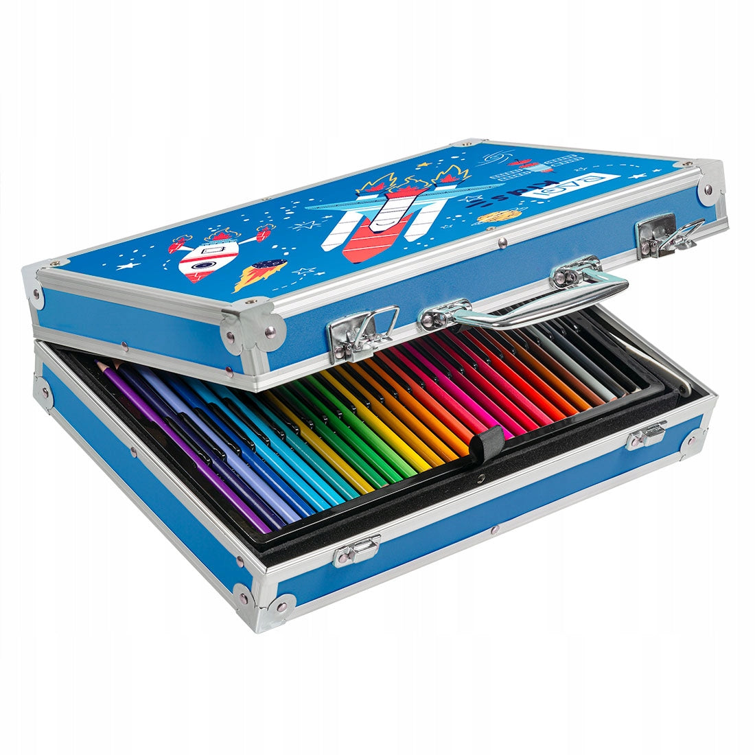 Meninis rinkinys tapybai ir piešimui vaikams, KREIDELĖS DĖKLE, 145 el.