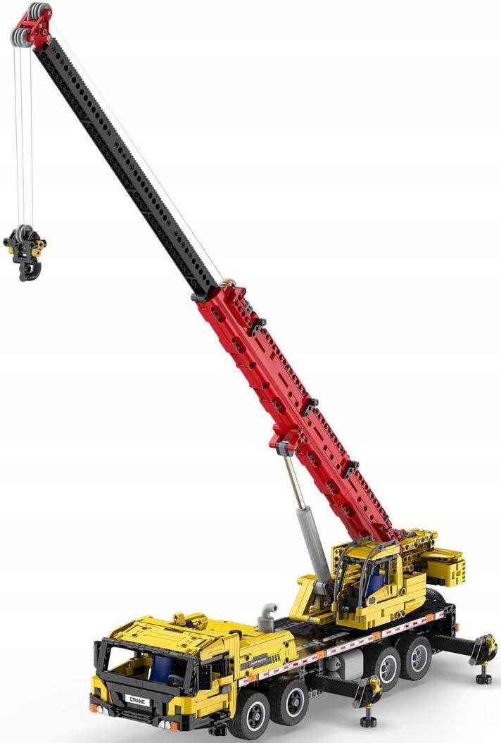 CaDA konstruktoriaus rinkinys, didelis sunkvežimis su mobiliuoju kranu, 1831 detalė