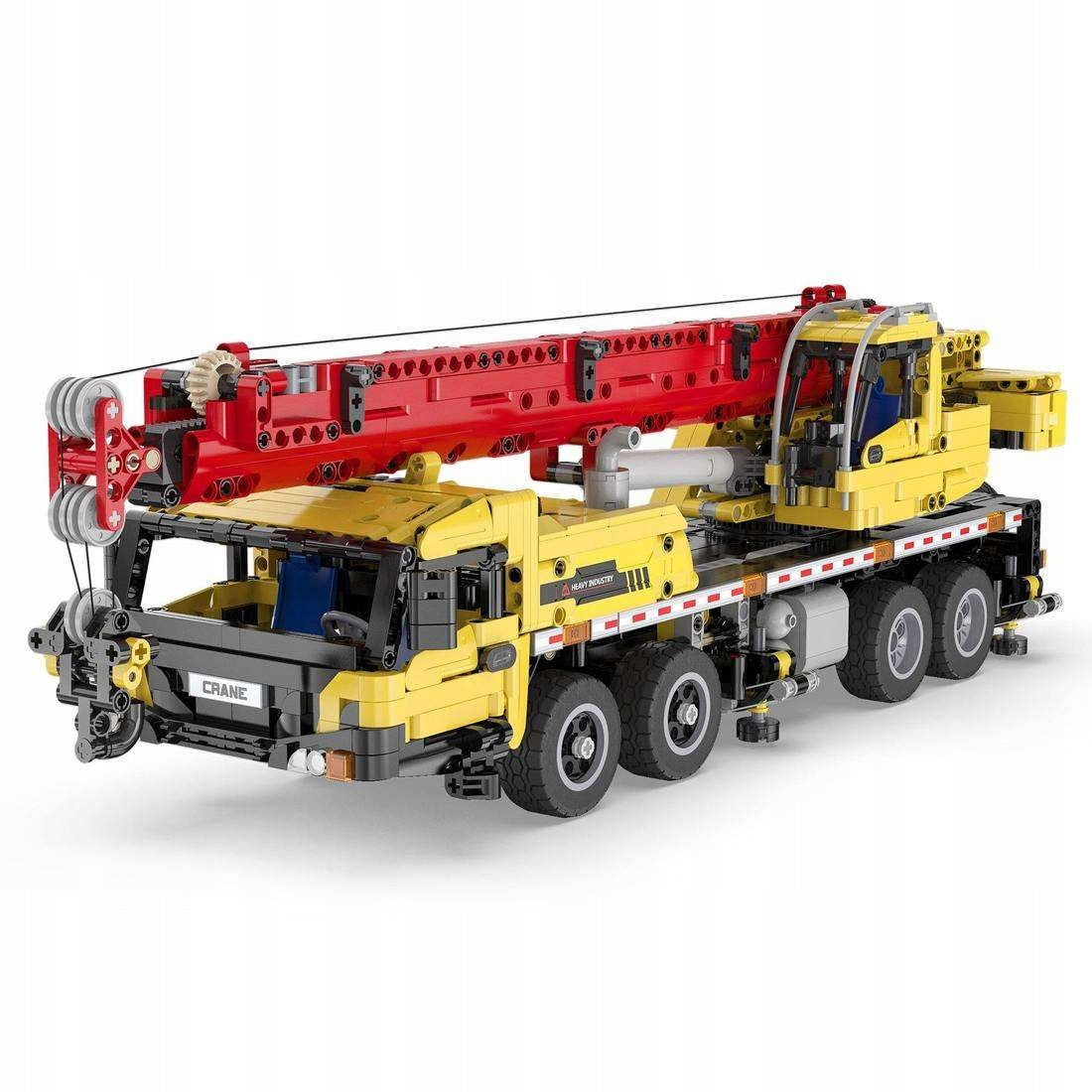 CaDA konstruktoriaus rinkinys, didelis sunkvežimis su mobiliuoju kranu, 1831 detalė