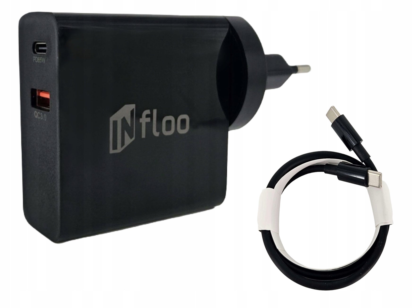 Įkrovimo rinkinys GaN 65W įkroviklis + 3in1 indukcinis įkroviklis + 1M kabelis