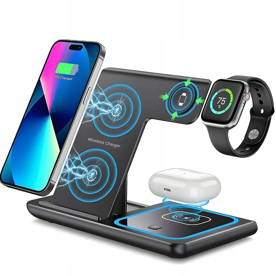 Įkrovimo rinkinys GaN 65W įkroviklis + 3in1 indukcinis įkroviklis + 1M kabelis