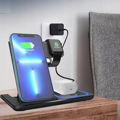 Įkrovimo rinkinys GaN 65W įkroviklis + 3in1 indukcinis įkroviklis + 1M kabelis