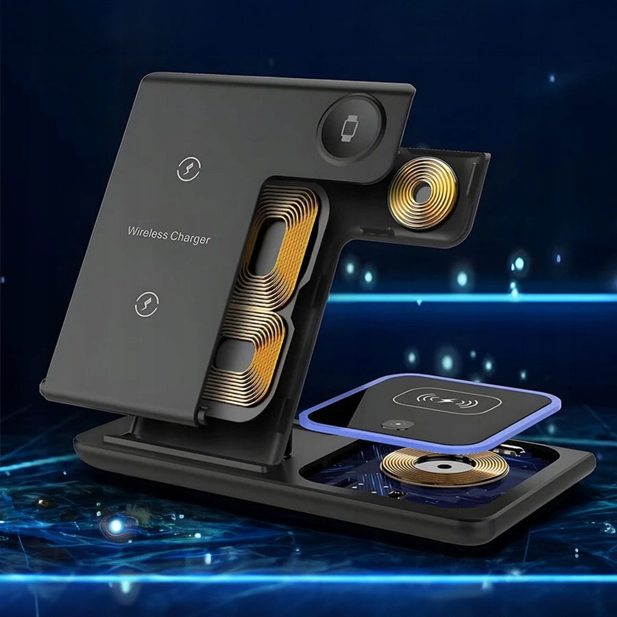 Įkrovimo rinkinys GaN 65W įkroviklis + 3in1 indukcinis įkroviklis + 1M kabelis