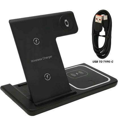 Įkrovimo rinkinys GaN 65W įkroviklis + 3in1 indukcinis įkroviklis + 1M kabelis