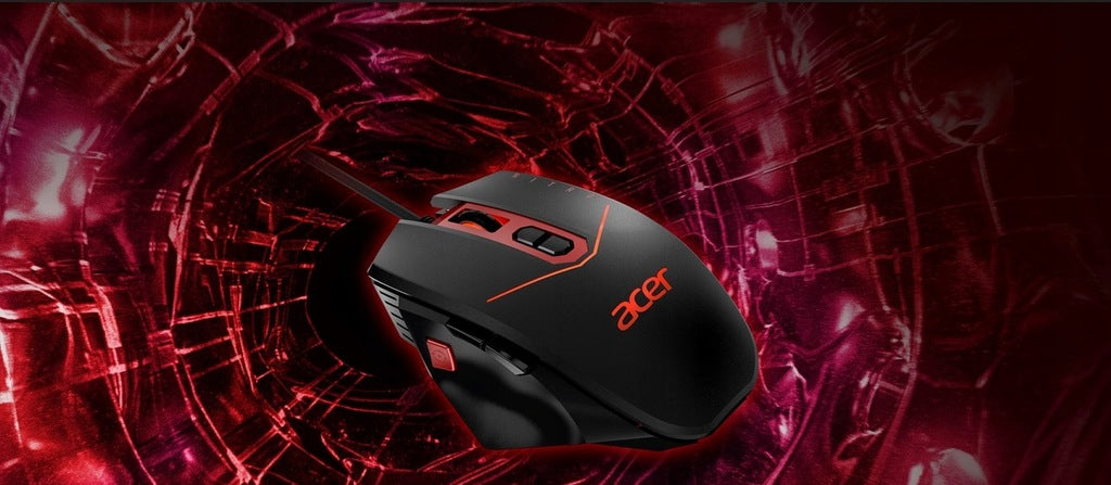 Gaming rinkinys ACER NITRO II RGB pelė + Trust XXL pelės kilimėlis