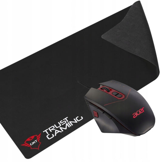 Gaming rinkinys ACER NITRO II RGB pelė + Trust XXL pelės kilimėlis